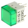 Omron Illuminated Green Tactile Switch Cap SPST-NO 50mA 24V dc PCB Mount IP00