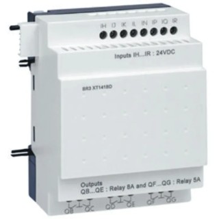Schneider Electric Zelio Logic Series I/O Module, 6-Input, Discrete Input, 4 Outputs Relay Output SR3XT101B