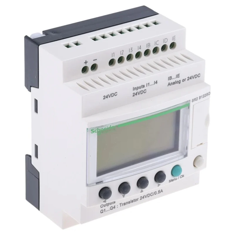 Schneider Electric Zelio Logic Series Logic Module, 8-Input Analogue, 4 Transistor Outputs, 24V DC SR2B122BD