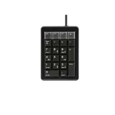 Cherry Black Wired USB Numeric Keypad, 21 Keys, Compact 36mm Low Profile G84-4700LUCUS-2