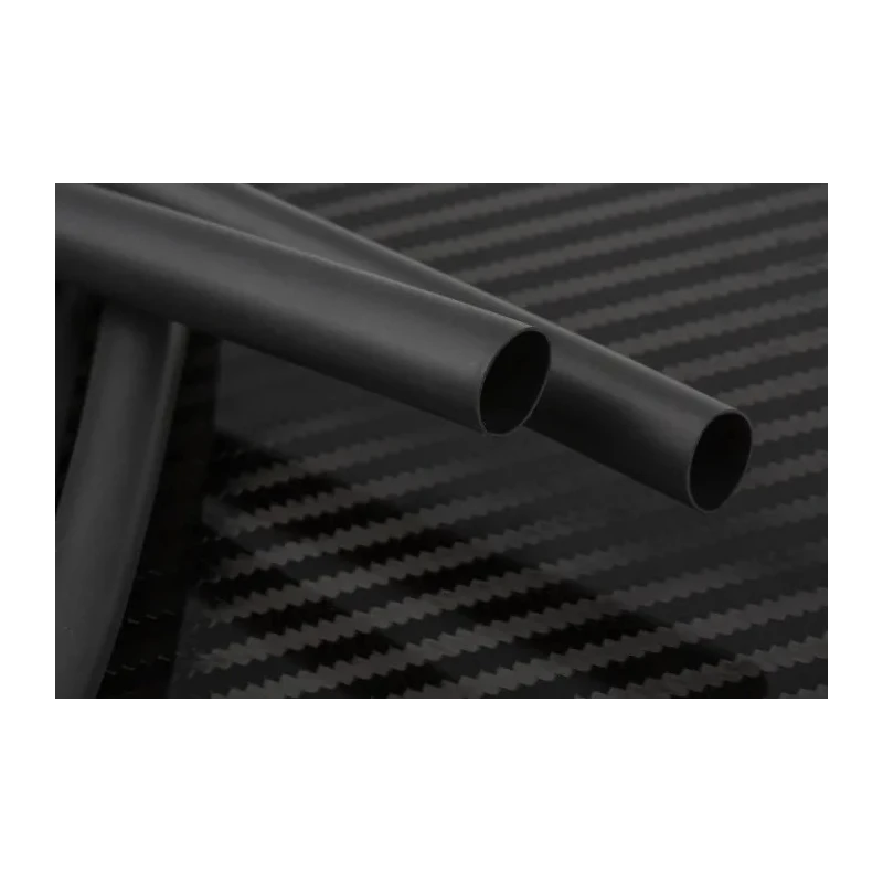 RS PRO Heat Shrink Tubing Black Polyolefin 9.5 mm Sleeve Diameter x 1.2 m Length 3:1 Shrink Ratio