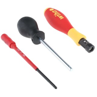 Wiha Torque VDE Interchangeable Blade Torque Screwdriver, 0.5 To 2 Nm, 3.8 mm Drive, ±6 % Accuracy 26625