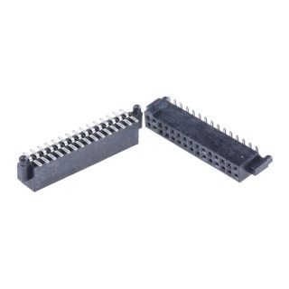 Samtec Straight Surface PCB Socket 30-Contact 2 Row 1.27 mm Pitch Solder 350V SFM-115-02-S-D-A