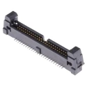 Samtec EHF Series Straight Surface PCB Header 50 Contacts 1.27 mm Pitch 2 Row Shrouded EHF-125-01-L-D-SM