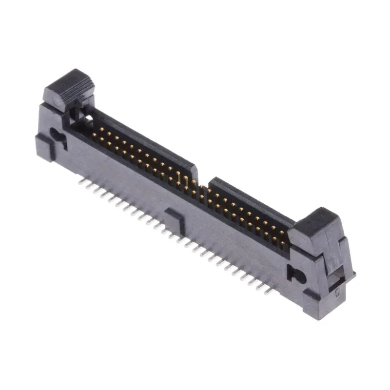 Samtec EHF Series Straight Surface PCB Header 50 Contacts 1.27 mm Pitch 2 Row Shrouded EHF-125-01-L-D-SM