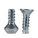 RS PRO Steel 250 Piece Pozidriv Drive Thread Forming Screw Kit with Countersunk Heads, Length 6-19mm