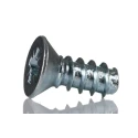 RS PRO Steel 250 Piece Pozidriv Drive Thread Forming Screw Kit with Countersunk Heads, Length 6-19mm
