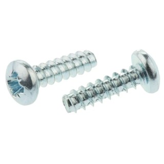 RS PRO Bright Zinc Steel Pan Head Self-Tapping Screw 6 x 13 mm 482-7461