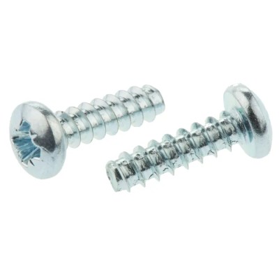 RS PRO Bright Zinc Steel Pan Head Self-Tapping Screw 6 x 13 mm 482-7461