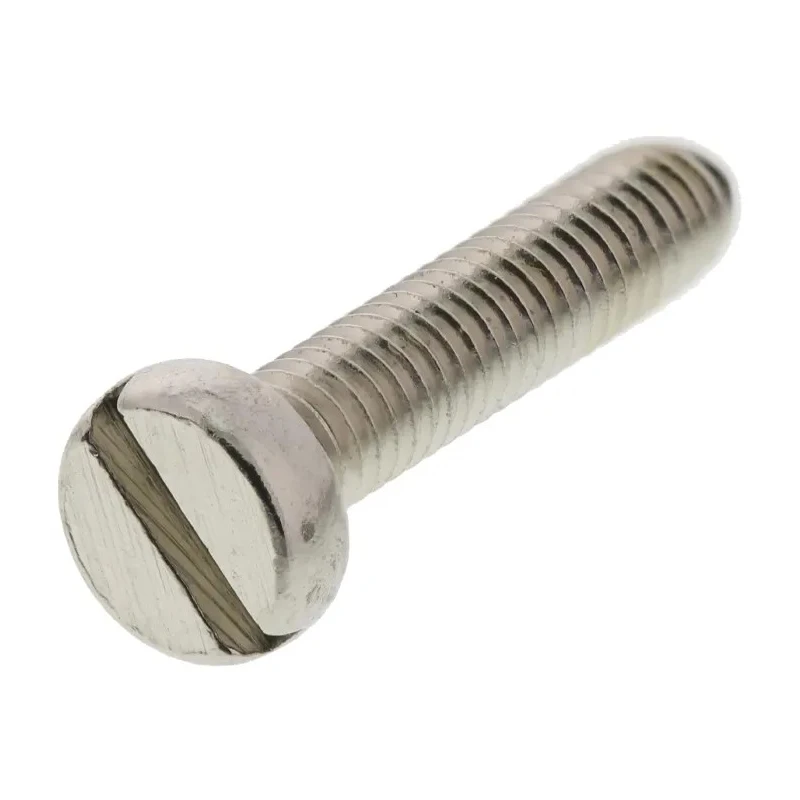 RS PRO Slot Cheese Brass Machine Screw Nickel Plated 12 mm Length M2.5 Thread 482-7708