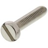 RS PRO Slot Cheese Brass Machine Screw Nickel Plated 12 mm Length M2.5 Thread 482-7708