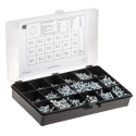 RS PRO Steel 1130 Piece Torx Drive Machine Screw Kit with Pan Head, Passivated Zinc Plated Finish 482-8048