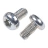 RS PRO Tamper Proof Security Screw M3 x 6 mm Bright Zinc Steel Pan Head Pin Hex Recess 482-8256