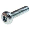 RS PRO Bright Zinc Steel Pan Tamper Proof Security Screw M5 x 20 mm 482-8363