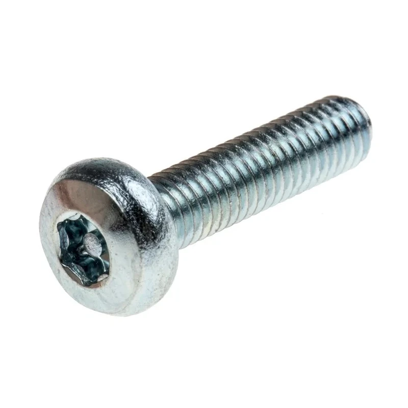 RS PRO Bright Zinc Steel Pan Tamper Proof Security Screw M5 x 20 mm 482-8363