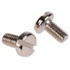 RS PRO Slot Pan Brass Machine Screw 6 mm M3 Nickel Plated DIN 85 482-8515