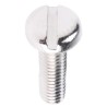 RS PRO Slot Pan Brass Machine Screw 12 mm M3.5 482-8593 DIN 85 Nickel Finish