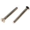 RS PRO Slot Countersunk Nickel Plated Brass Machine Screw M3.5 30 mm 482-9265