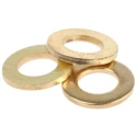 RS PRO Brass Plain Washers, M5, DIN 125A, 24mm External Diameter, 1mm Thickness 483-2615