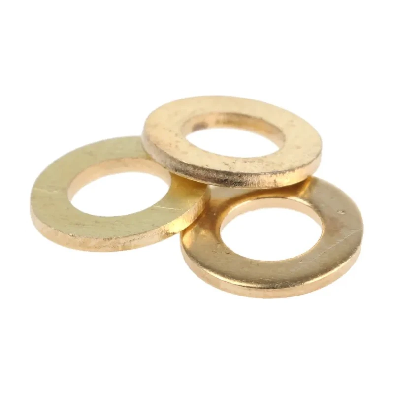 RS PRO Brass Plain Washers, M5, DIN 125A, 24mm External Diameter, 1mm Thickness 483-2615