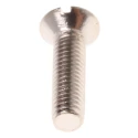 RS PRO Slot Raised Countersunk Brass Machine Screw M3 Thread 12 mm Length 482-9518