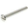RS PRO Slot Raised Countersunk Brass Machine Screw 30 mm M3.5 482-9580