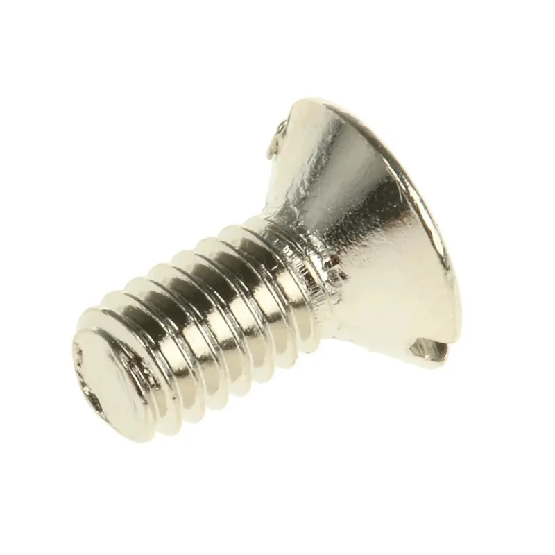 RS PRO Slot Raised (Countersunk) Brass Machine Screw M4 8mm Length Model 482-9653