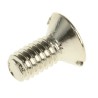 RS PRO Slot Raised (Countersunk) Brass Machine Screw M4 8mm Length Model 482-9653