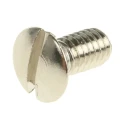 RS PRO Slot Raised (Countersunk) Brass Machine Screw M4 8mm Length Model 482-9653