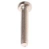 RS PRO Slot Cheese Nickel Plated Brass Machine Screw M3 Thread 16 mm Length 482-9782