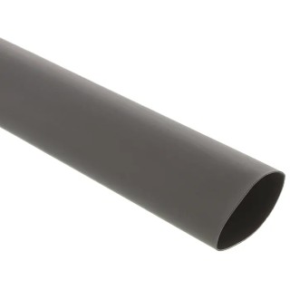 RS PRO Heat Shrink Tubing Grey 19 mm Sleeve Diameter x 1.2 m Length Polyolefin Flame Retardant 2:1 Shrink Ratio 483-4188