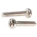 RS PRO Pozidriv Pan Brass Machine Screw 16 mm M3 483-0114