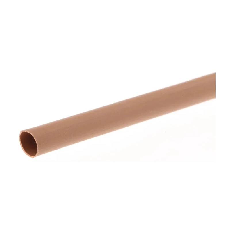 RS PRO Heat Shrink Tubing Brown 4.8 mm Sleeve Diameter 1.2 m Length 2:1 Shrink Ratio 483-4251