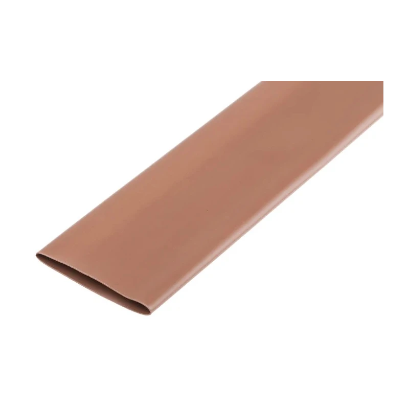 RS PRO Heat Shrink Tubing Brown 38 mm Sleeve Diameter x 1.2 m Length 2:1 Shrink Ratio 483-4324