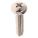 RS PRO Pozidriv Pan Brass Machine Screw 20 mm M5 483-0271