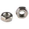 RS PRO Nickel Plated Stainless Steel Hex Nut M3.5, DIN 934 483-0524