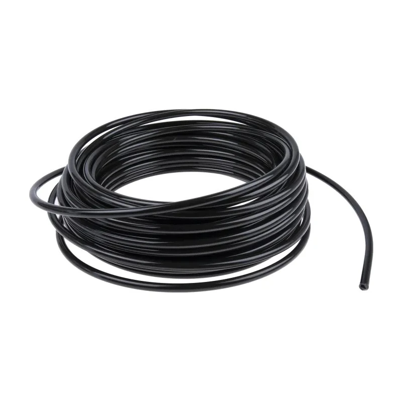 RS PRO Black Nylon Compressed Air Pipe 10 mm Outside Diameter 7 mm Inside Diameter 30 m Length 22 bar Pressure NMF 483-5052