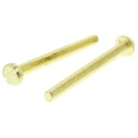 RS PRO Slot Pan Brass Machine Screw 50 mm M5 483-1640