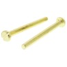 RS PRO Slot Pan Brass Machine Screw 50 mm M5 483-1640