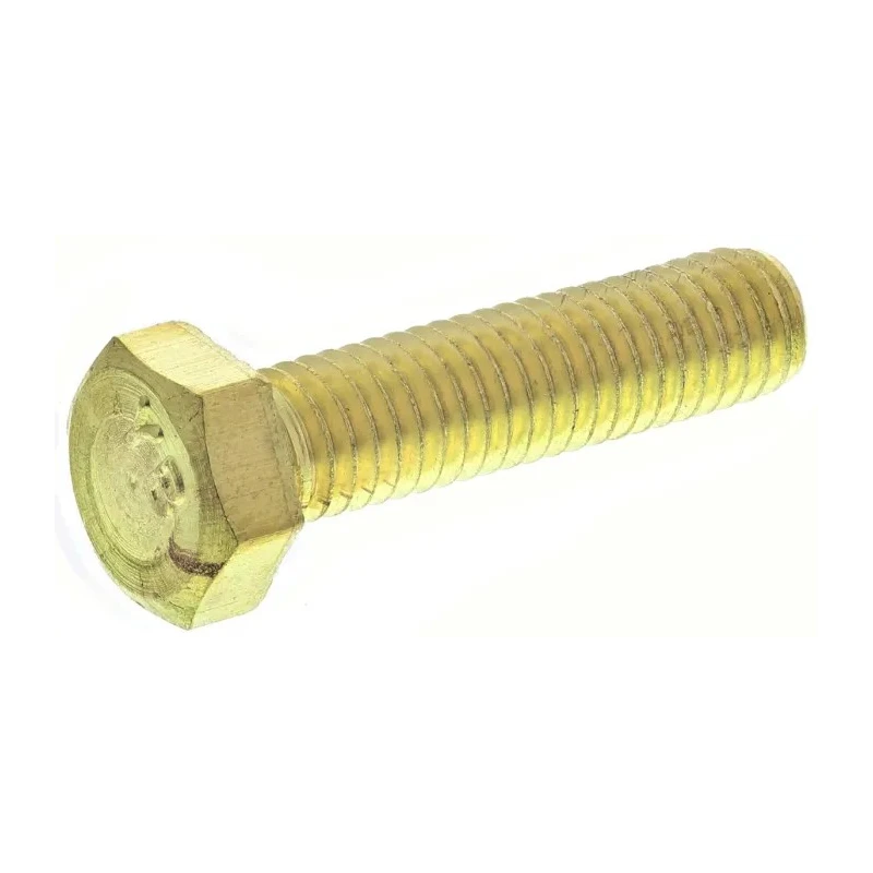 RS PRO Plain Brass Hex Bolt M5 x 20 mm DIN 933 20mm Length 483-2356