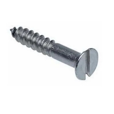 RS PRO Slot Countersunk Stainless Steel Wood Screw, Plain Finish, Metric Thread, 20mm Length 483-2867