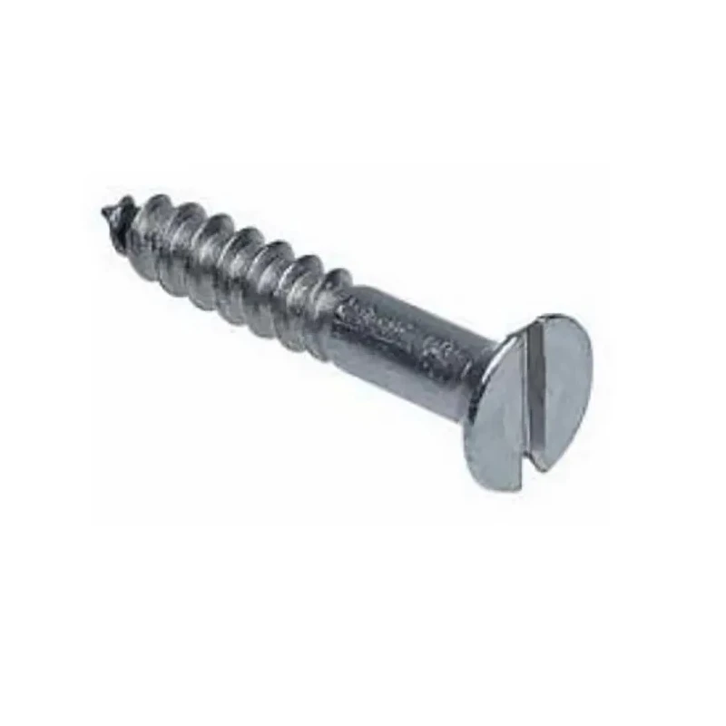 RS PRO Slot Countersunk Stainless Steel Wood Screw, Plain Finish, Metric Thread, 20mm Length 483-2867