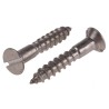 RS PRO Slot Countersunk Stainless Steel Wood Screw Plain Metric Thread 30 mm Length 483-2924