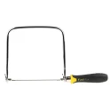 Stanley 160 mm Coping Saw Hardwood Handle Tempered Steel Blade 0-15-106