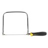 Stanley 160 mm Coping Saw Hardwood Handle Tempered Steel Blade 0-15-106