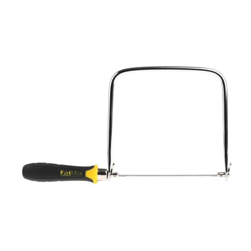 Stanley 160 mm Coping Saw Hardwood Handle Tempered Steel Blade 0-15-106