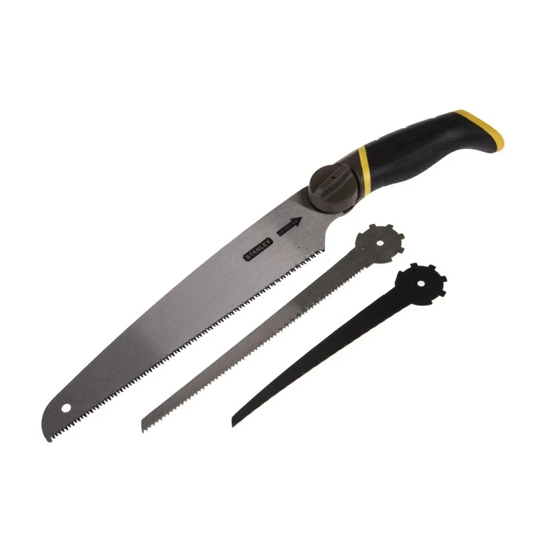 Stanley Multi-Purpose 3-in-1 Hand Saw Set with Bi-Material Handle 150 mm 0-20-092