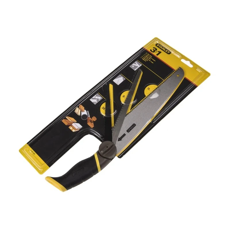 Stanley Multi-Purpose 3-in-1 Hand Saw Set with Bi-Material Handle 150 mm 0-20-092