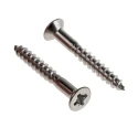 RS PRO Pozidriv Countersunk Stainless Steel Wood Screw Plain Metric Thread 30mm Length 483-3157