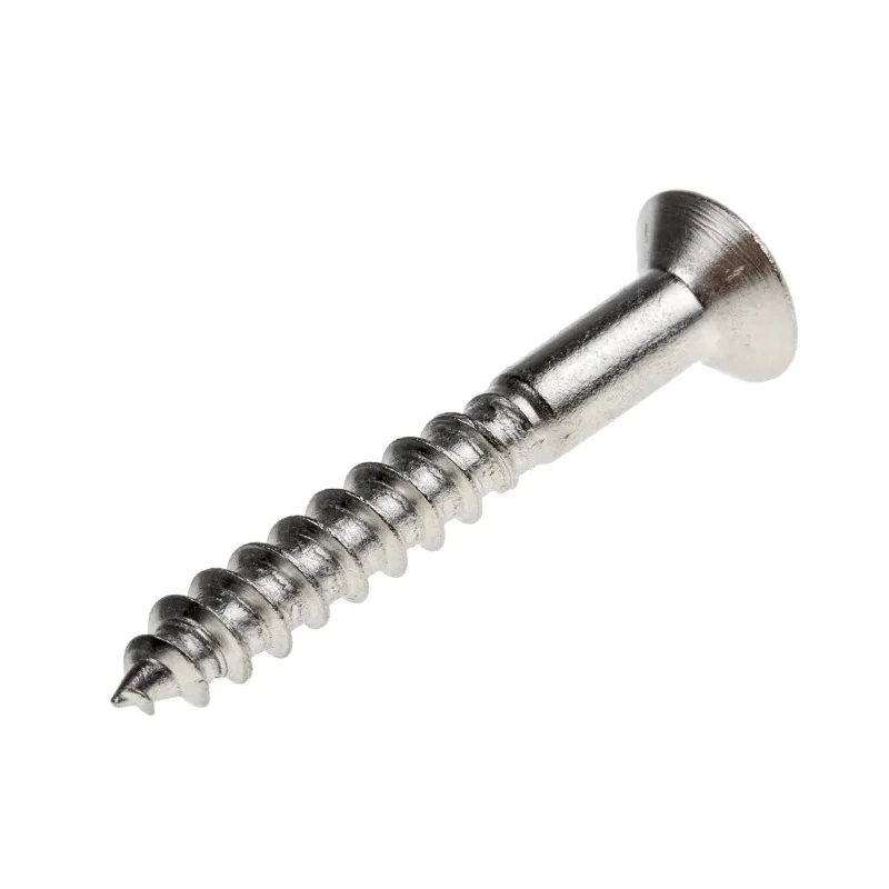 RS PRO Pozidriv Countersunk Stainless Steel Wood Screw Plain Metric Thread 30mm Length 483-3157